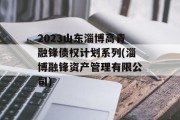 2023山东淄博高青融锋债权计划系列(淄博融锋资产管理有限公司)