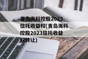 青岛海科控股2023信托收益权(青岛海科控股2023信托收益权转让)