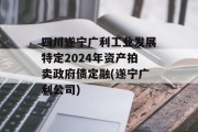 四川遂宁广利工业发展特定2024年资产拍卖政府债定融(遂宁广利公司)