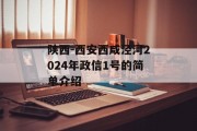 陕西-西安西咸泾河2024年政信1号的简单介绍
