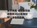 关于陕西-咸阳新控应收账款2023年债权转让项目的信息