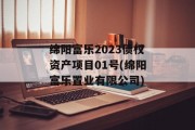 绵阳富乐2023债权资产项目01号(绵阳富乐置业有限公司)