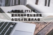 大业信托-ZT12号重庆开州中票标准债集合信托计划(重庆大业兴)