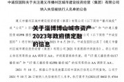 关于淄博博山城市资产2023年政府债定融的信息