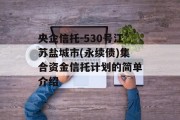 央企信托-530号江苏盐城市(永续债)集合资金信托计划的简单介绍