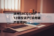 滨州SBCQJJKFTZ债权资产(滨州破产管理网)