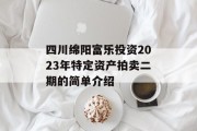 四川绵阳富乐投资2023年特定资产拍卖二期的简单介绍