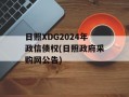 日照XDG2024年政信债权(日照政府采购网公告)