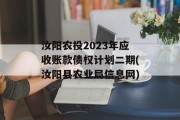 汝阳农投2023年应收账款债权计划二期(汝阳县农业局信息网)