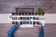 酉阳县桃花源旅游投资2023债权资产转让项目(酉阳桃花源镇)