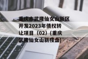 重庆市武隆仙女山新区开发2023年债权转让项目（02）(重庆武隆仙女山新楼盘)
