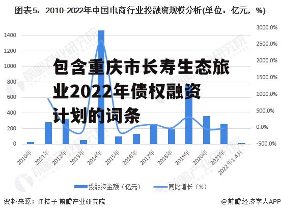 包含重庆市长寿生态旅业2022年债权融资计划的词条