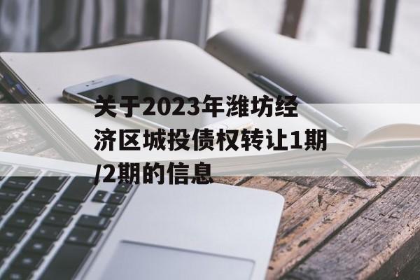 关于2023年潍坊经济区城投债权转让1期/2期的信息