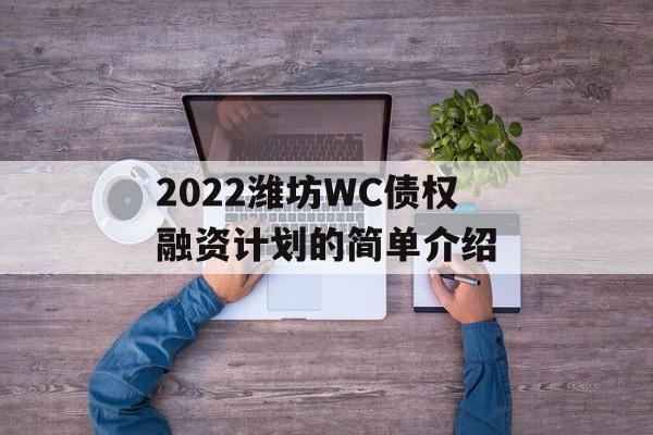 2022潍坊WC债权融资计划的简单介绍